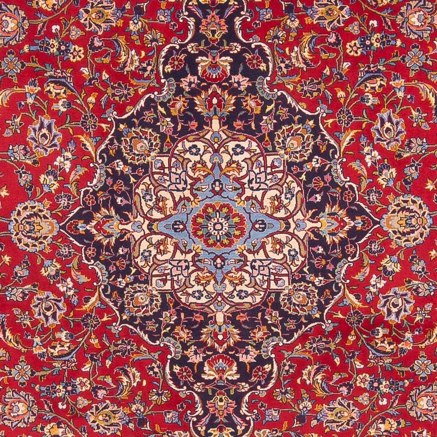 Alfombra persa - Keshan - 417 x 300 cm - rojo