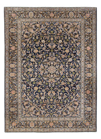 Alfombra persa - Keshan - 417 x 293 cm - azul oscuro