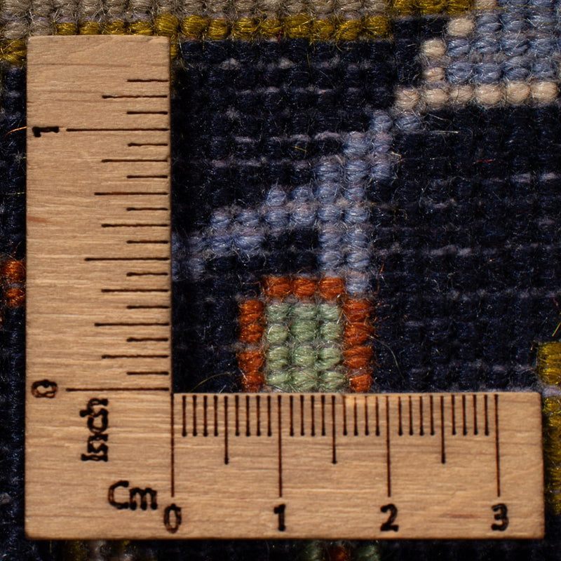 Alfombra persa - Keshan - 417 x 293 cm - azul oscuro