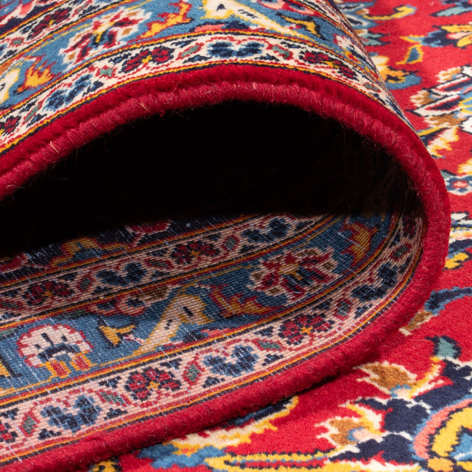Alfombra persa - Keshan - 390 x 297 cm - rojo