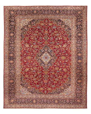 Alfombra persa - Keshan - 390 x 290 cm - rojo