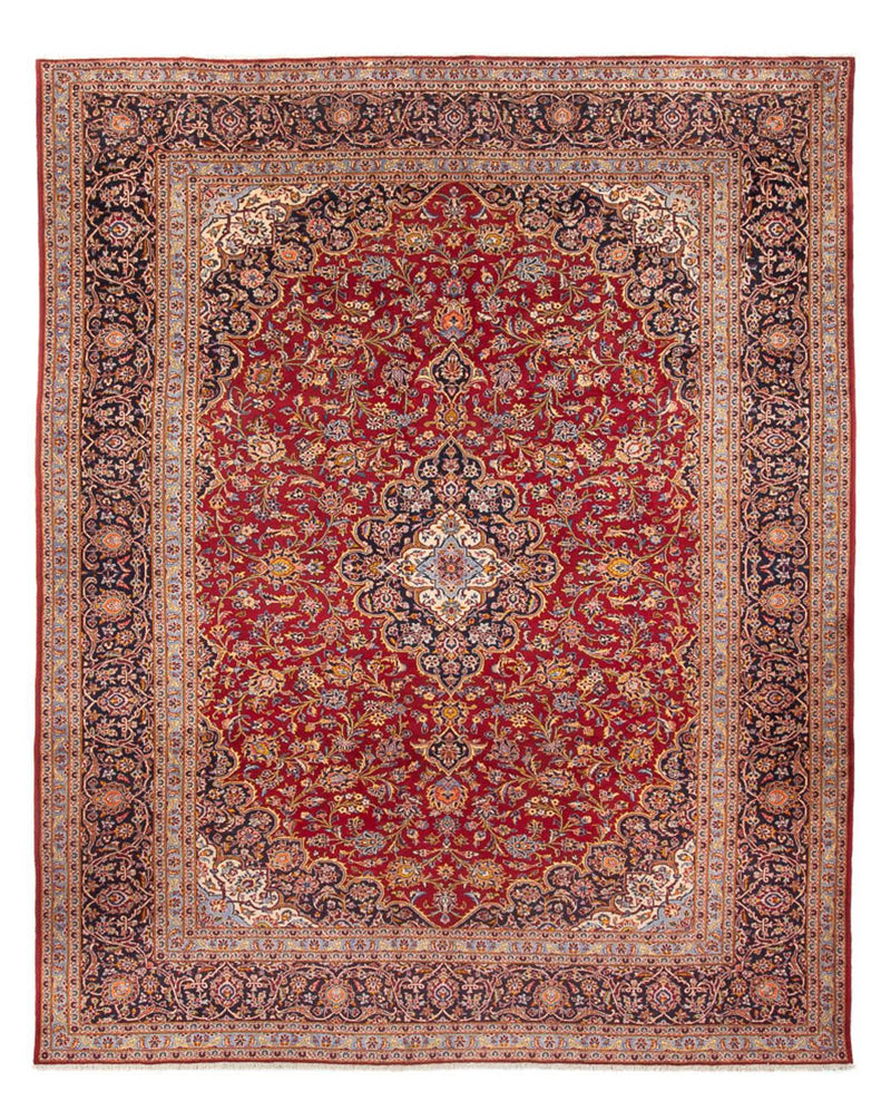 Alfombra persa - Keshan - 390 x 290 cm - rojo