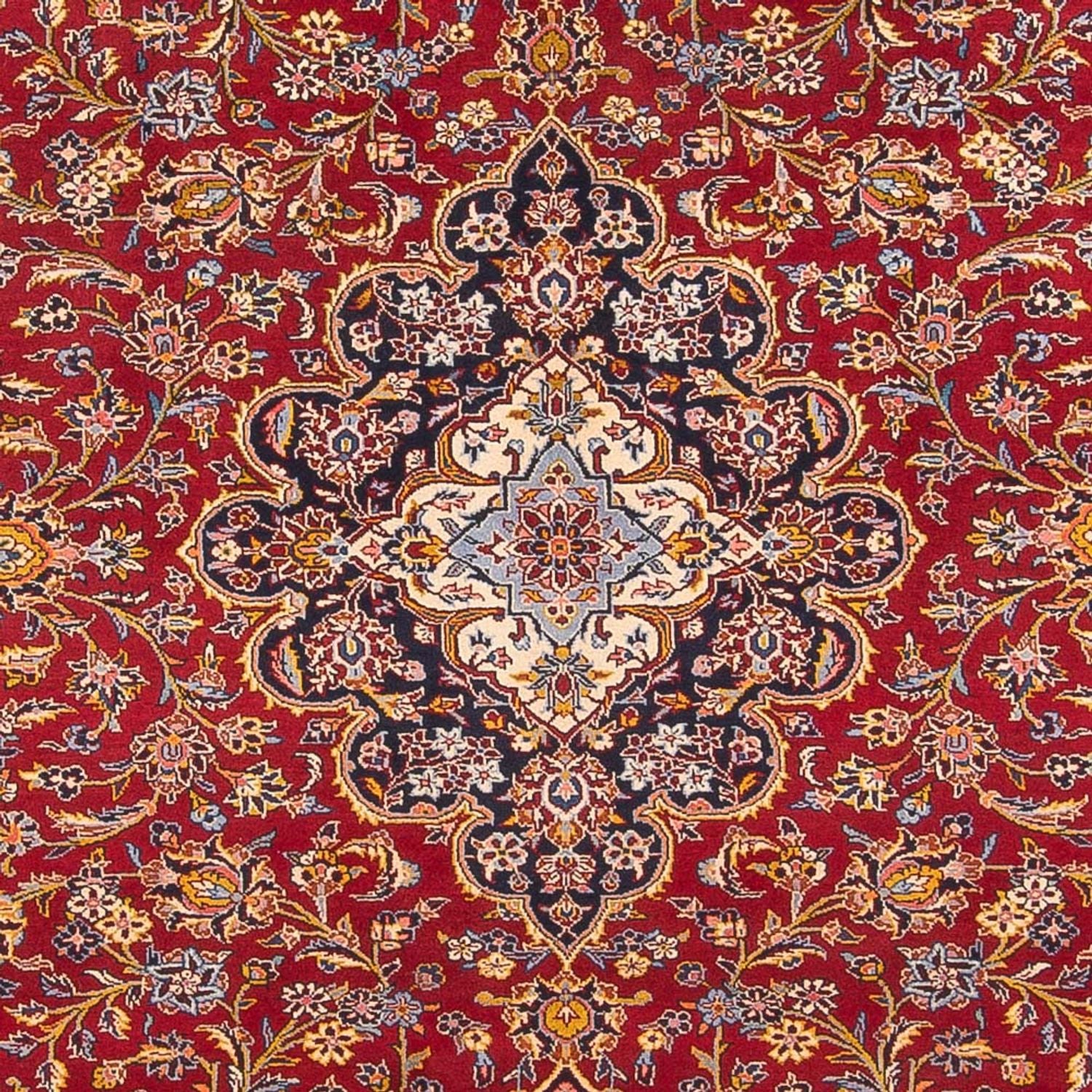Alfombra persa - Keshan - 390 x 290 cm - rojo