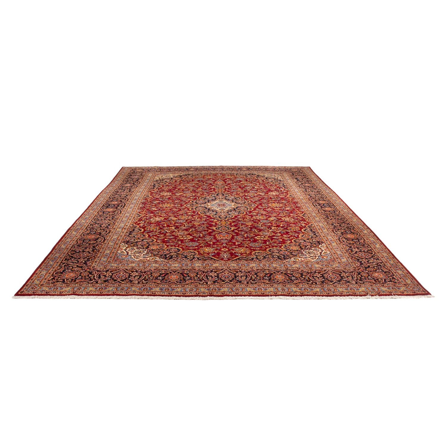 Alfombra persa - Keshan - 390 x 290 cm - rojo