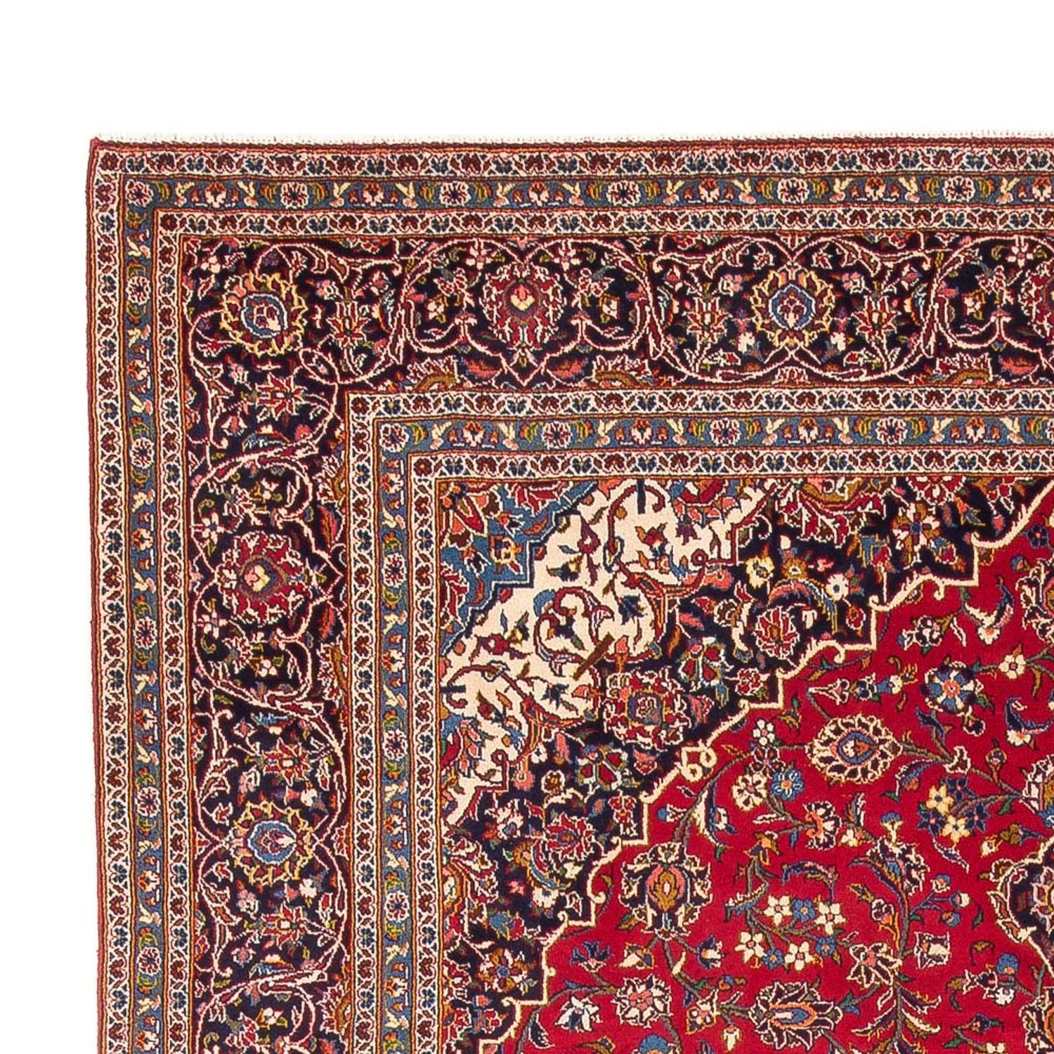 Alfombra persa - Keshan - 397 x 291 cm - rojo