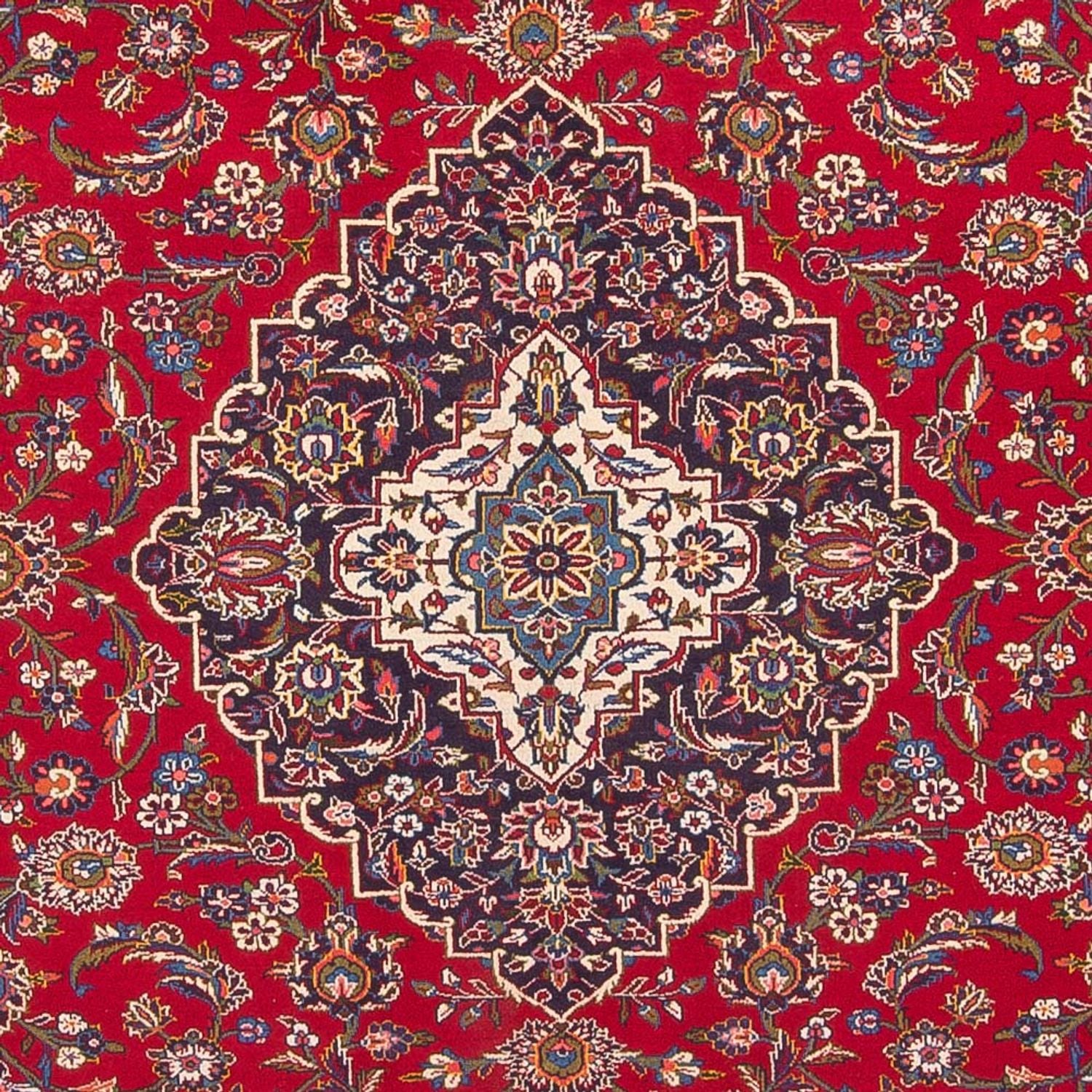 Alfombra persa - Keshan - 388 x 297 cm - rojo