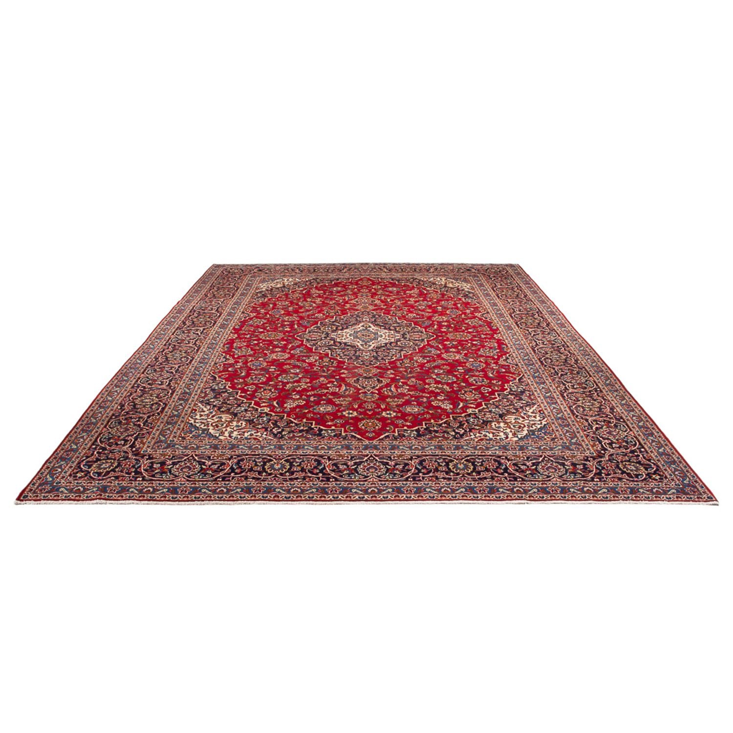 Alfombra persa - Keshan - 388 x 297 cm - rojo