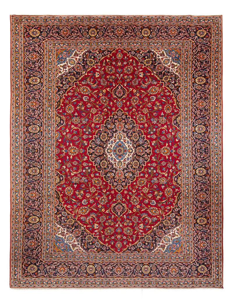 Alfombra persa - Keshan - 383 x 287 cm - rojo