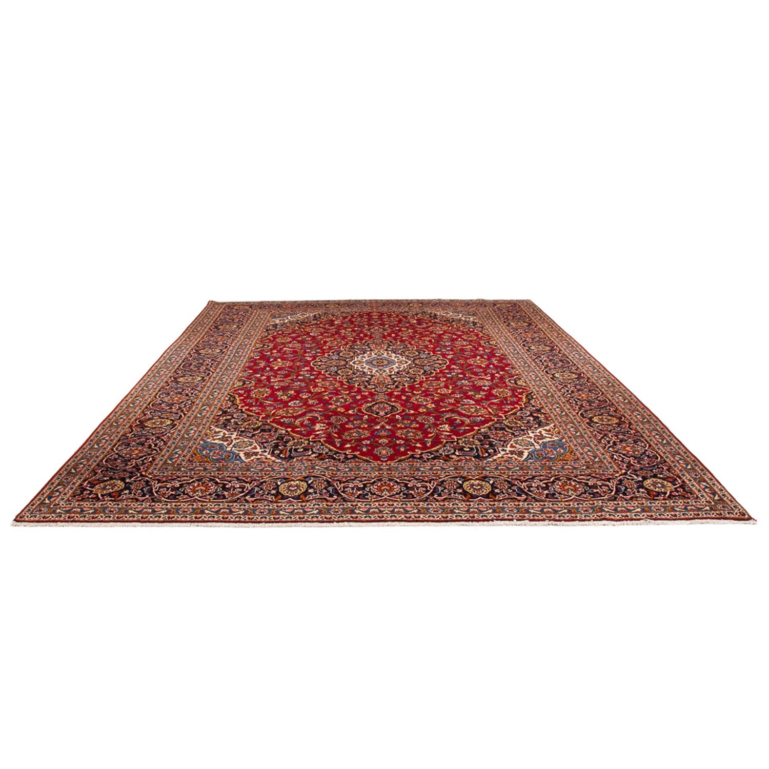 Alfombra persa - Keshan - 383 x 287 cm - rojo