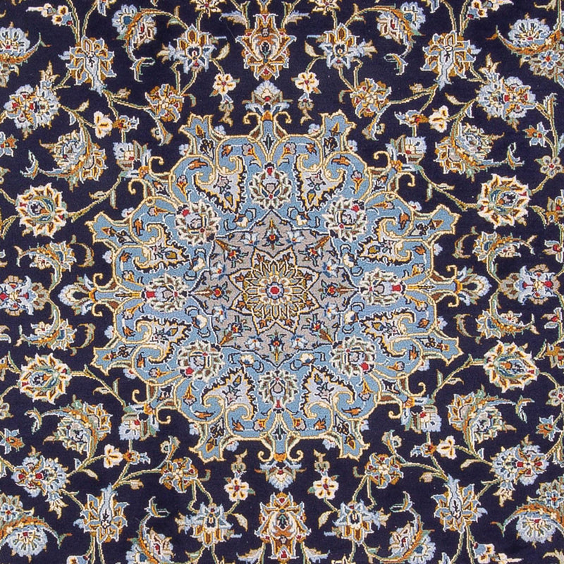 Alfombra persa - Keshan - 390 x 266 cm - azul oscuro