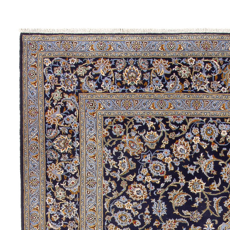 Alfombra persa - Keshan - 390 x 266 cm - azul oscuro