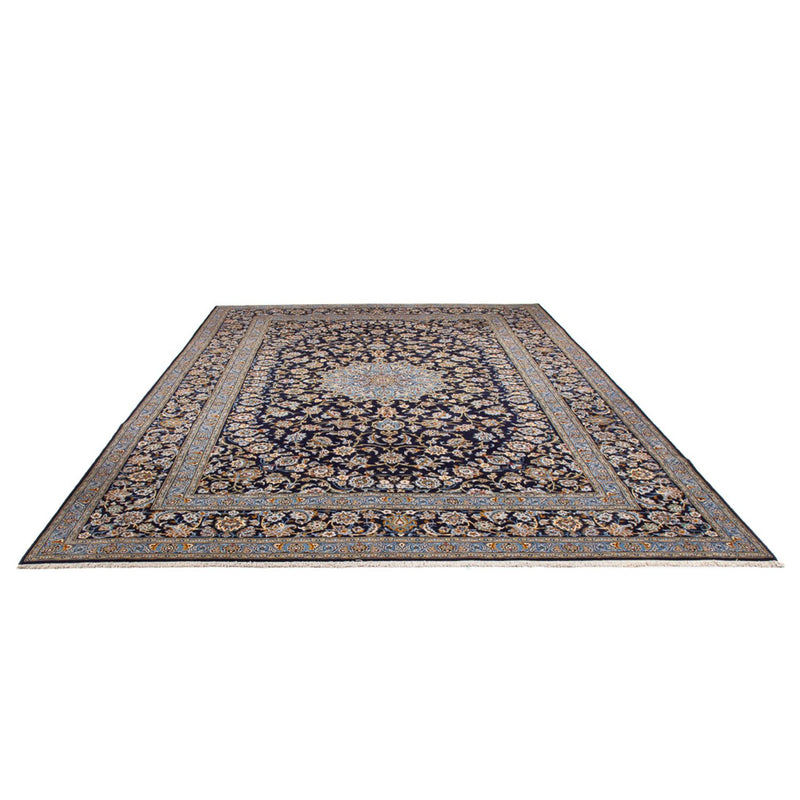 Alfombra persa - Keshan - 390 x 266 cm - azul oscuro