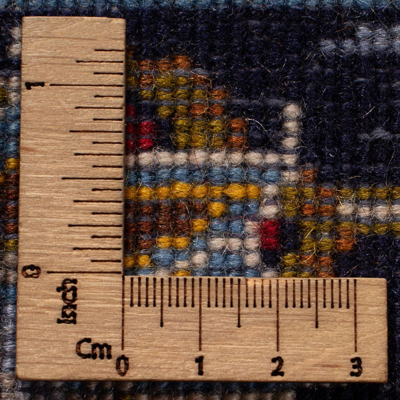 Alfombra persa - Keshan - 390 x 266 cm - azul oscuro