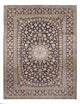 Alfombra persa - Keshan - 390 x 295 cm - azul oscuro