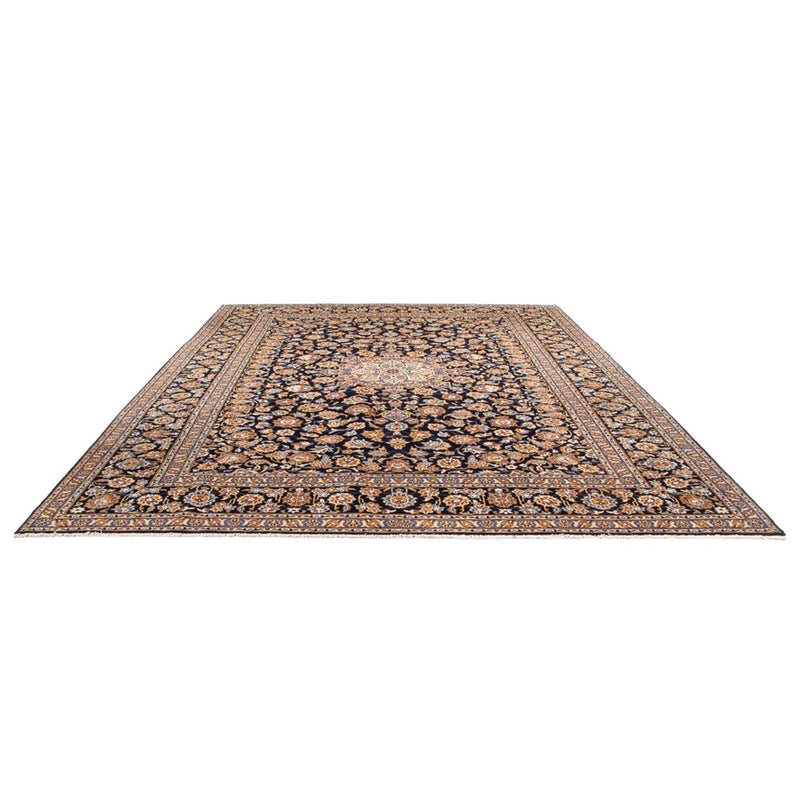 Alfombra persa - Keshan - 390 x 295 cm - azul oscuro