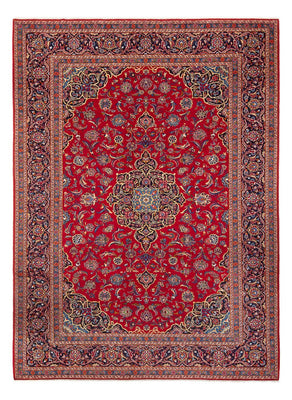 Alfombra persa - Keshan - 412 x 290 cm - rojo