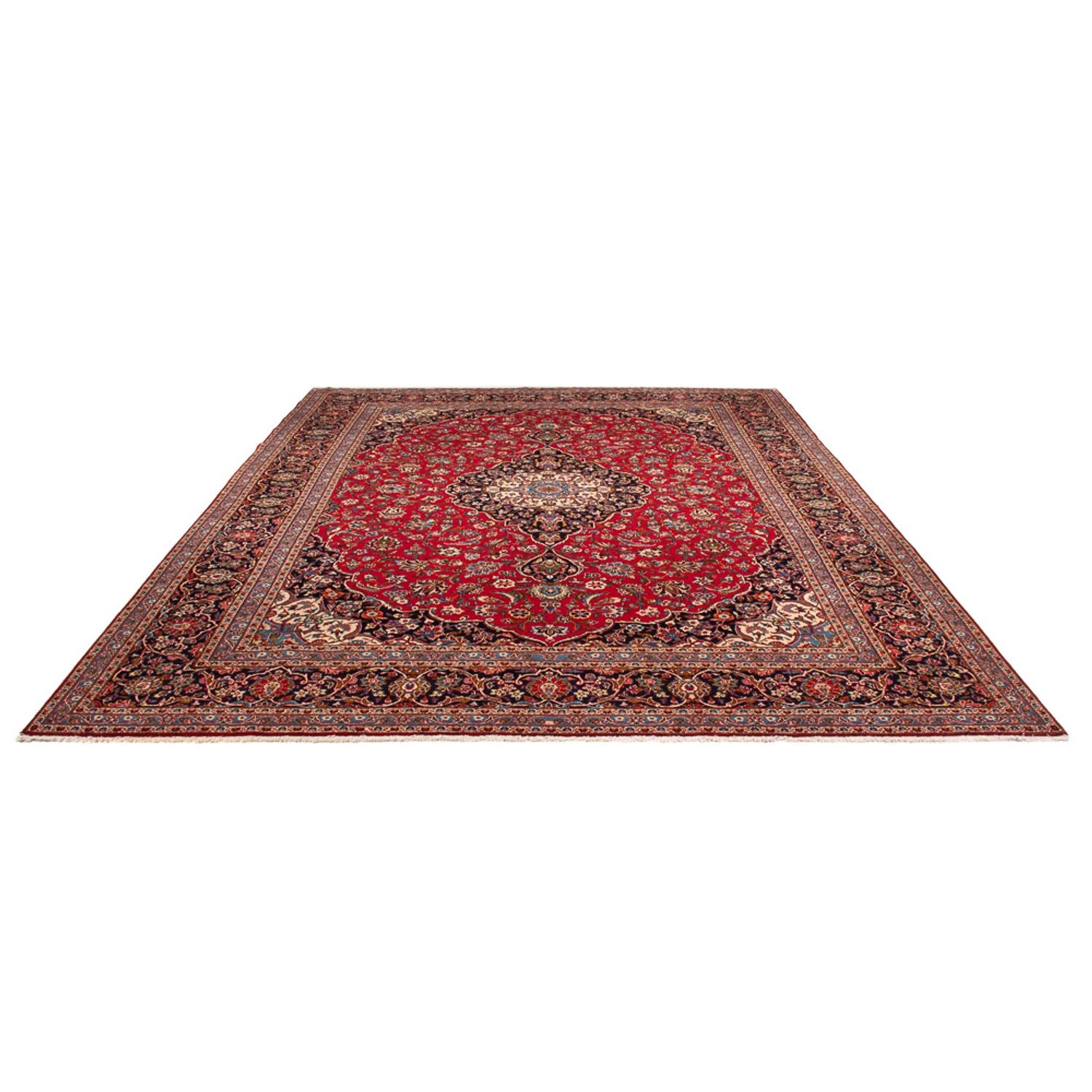 Alfombra persa - Keshan - 397 x 312 cm - rojo