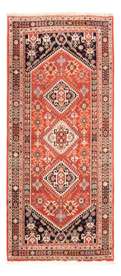 Alfombra de pasillo Alfombra Gabbeh - Persa Kashkuli - 206 x 87 cm - naranja