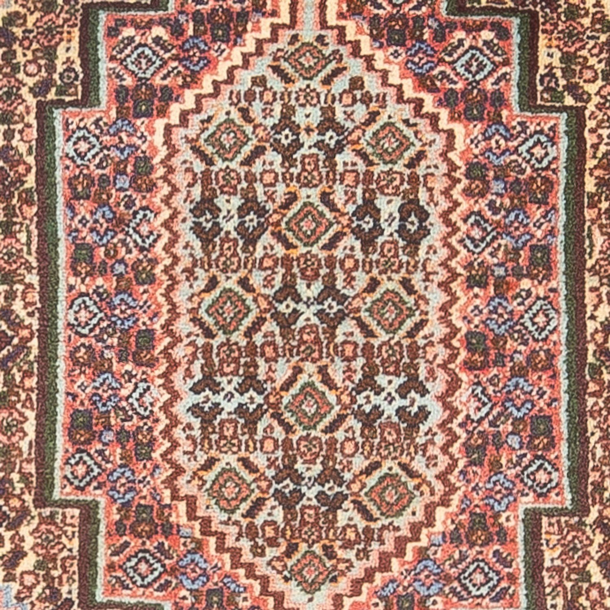 Alfombra persa - Clásica - 105 x 77 cm - beige oscuro