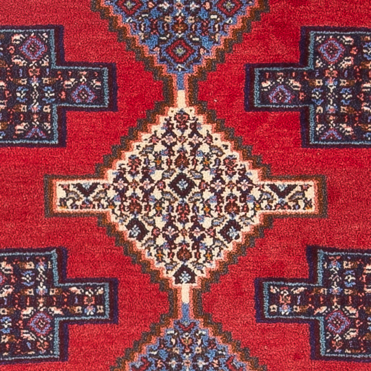 Alfombra persa - Clásica - 104 x 75 cm - rojo