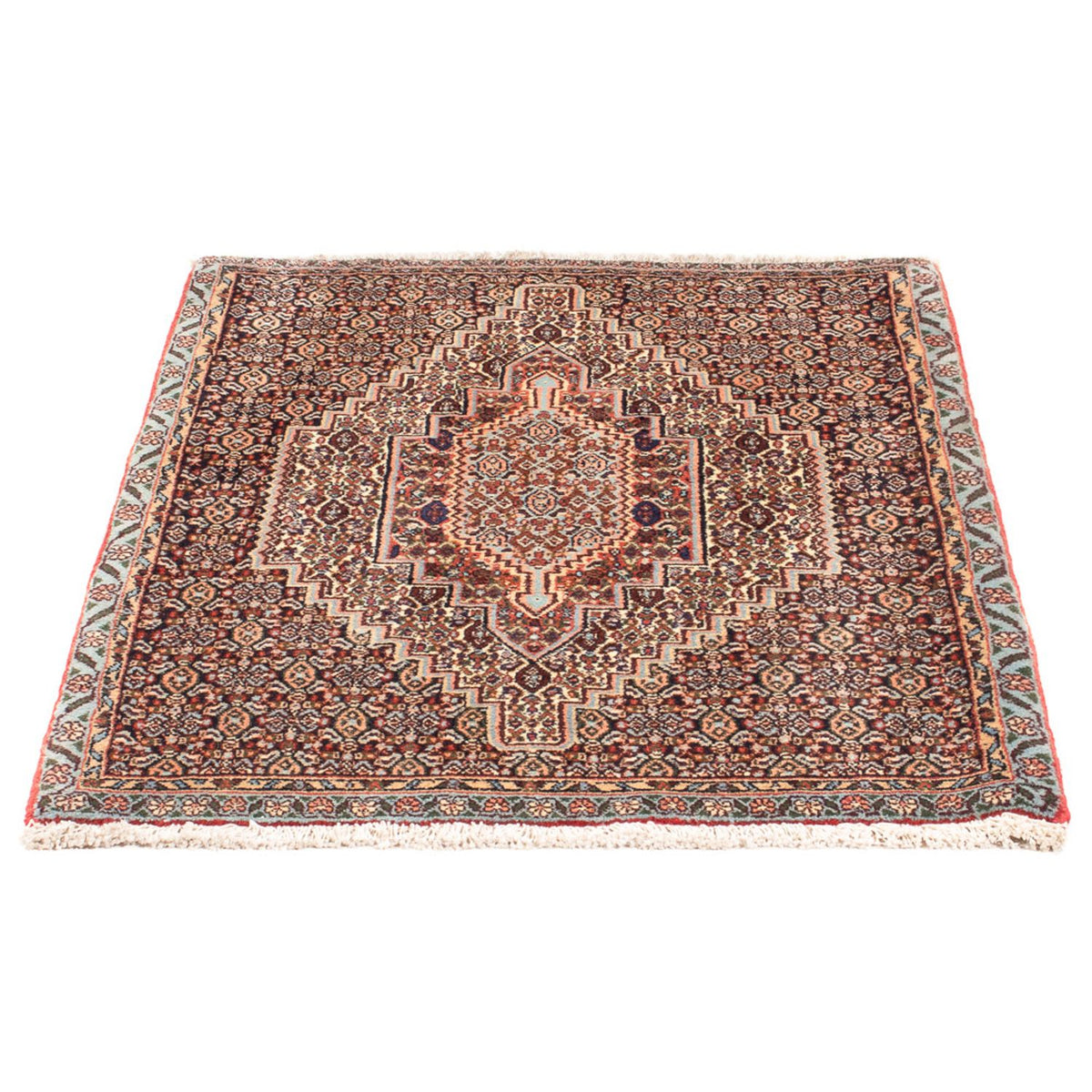 Alfombra persa - Clásica - 110 x 80 cm - beige oscuro