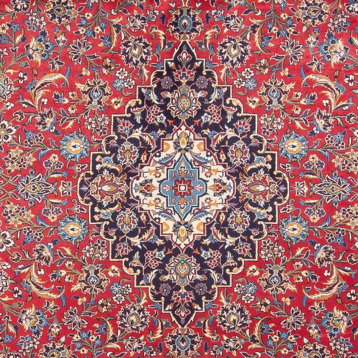 Alfombra persa - Keshan - 400 x 292 cm - rojo