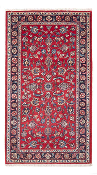 Alfombra persa - Keshan - 142 x 73 cm - rojo