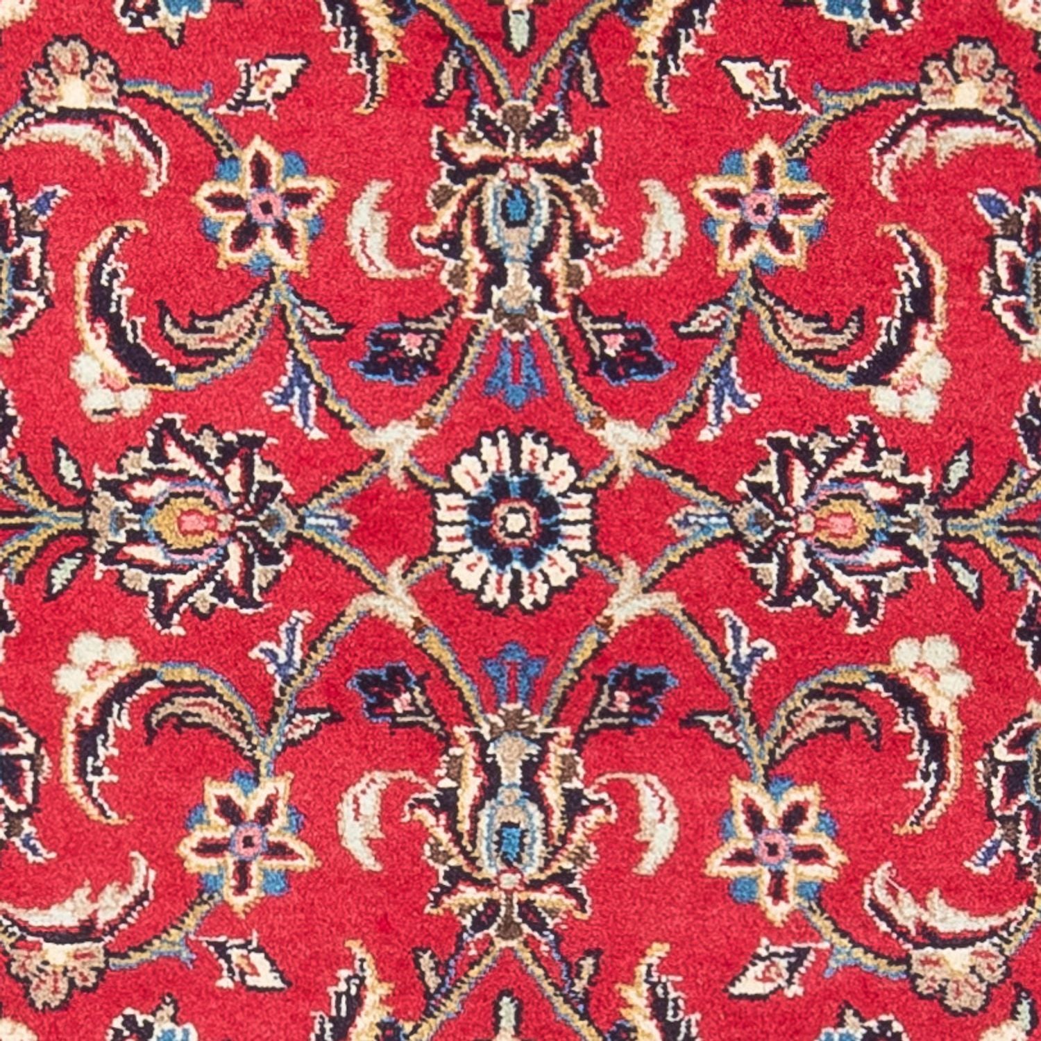 Alfombra persa - Keshan - 145 x 80 cm - rojo
