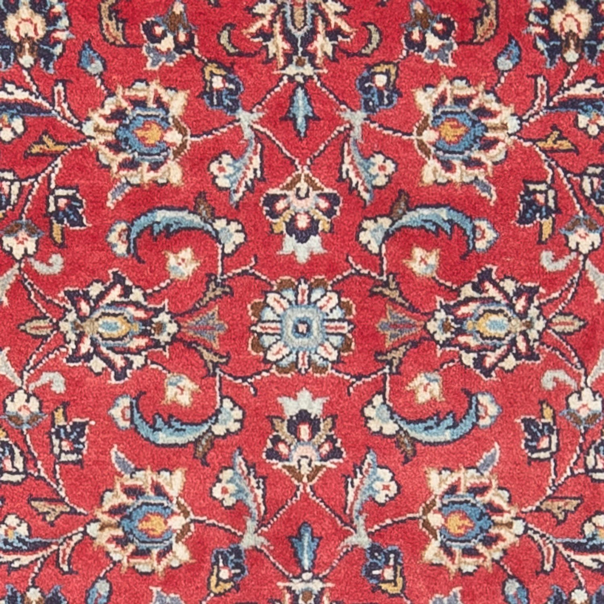 Alfombra persa - Keshan - 140 x 74 cm - rojo