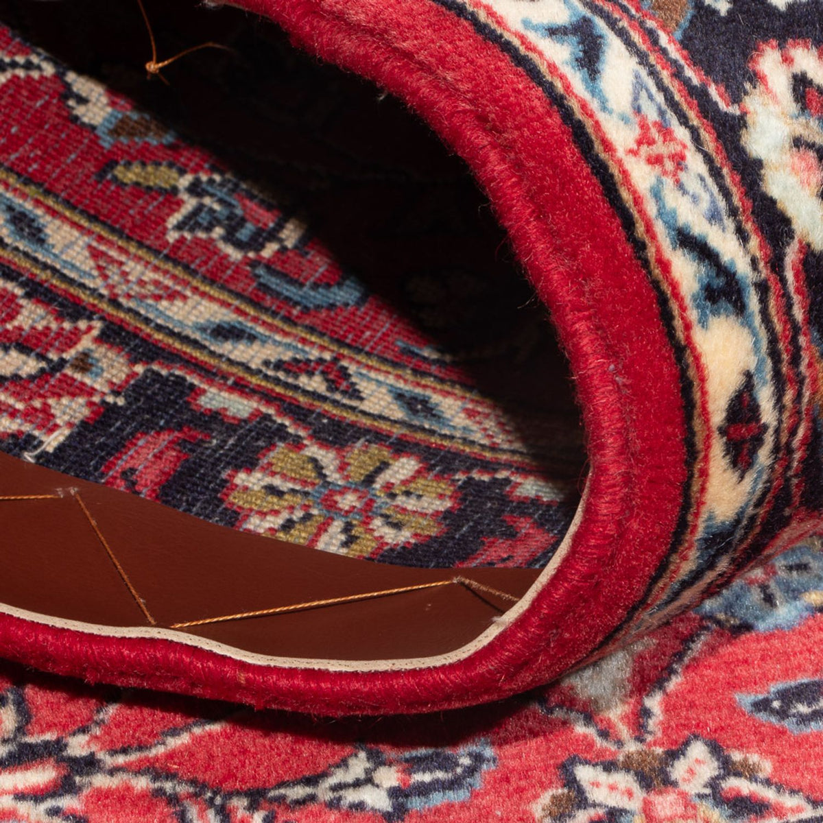 Alfombra persa - Keshan - 142 x 68 cm - rojo