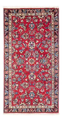 Alfombra persa - Keshan - 130 x 67 cm - rojo