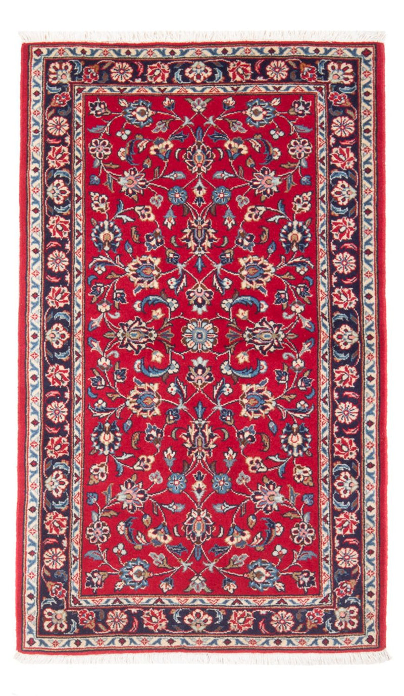Alfombra persa - Keshan - 140 x 74 cm - rojo