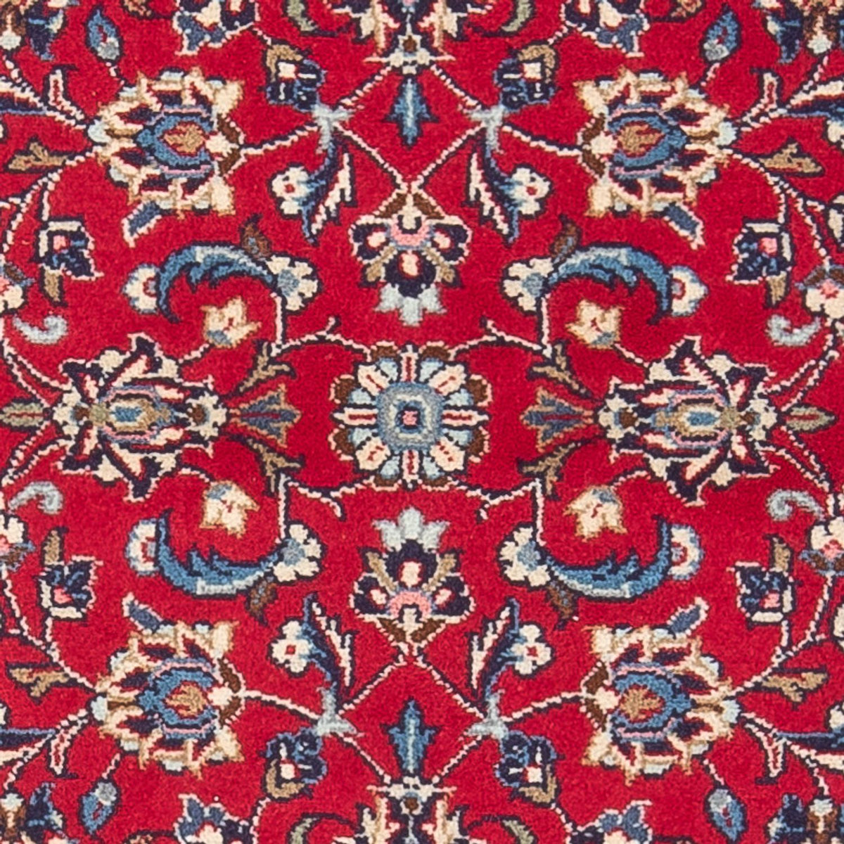 Alfombra persa - Keshan - 140 x 74 cm - rojo