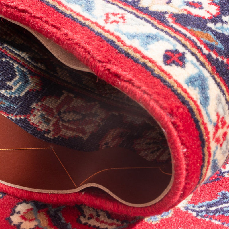 Alfombra persa - Keshan - 140 x 74 cm - rojo