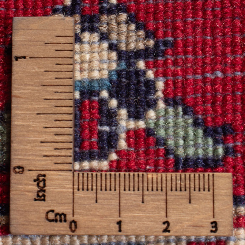 Alfombra persa - Keshan - 133 x 73 cm - rojo