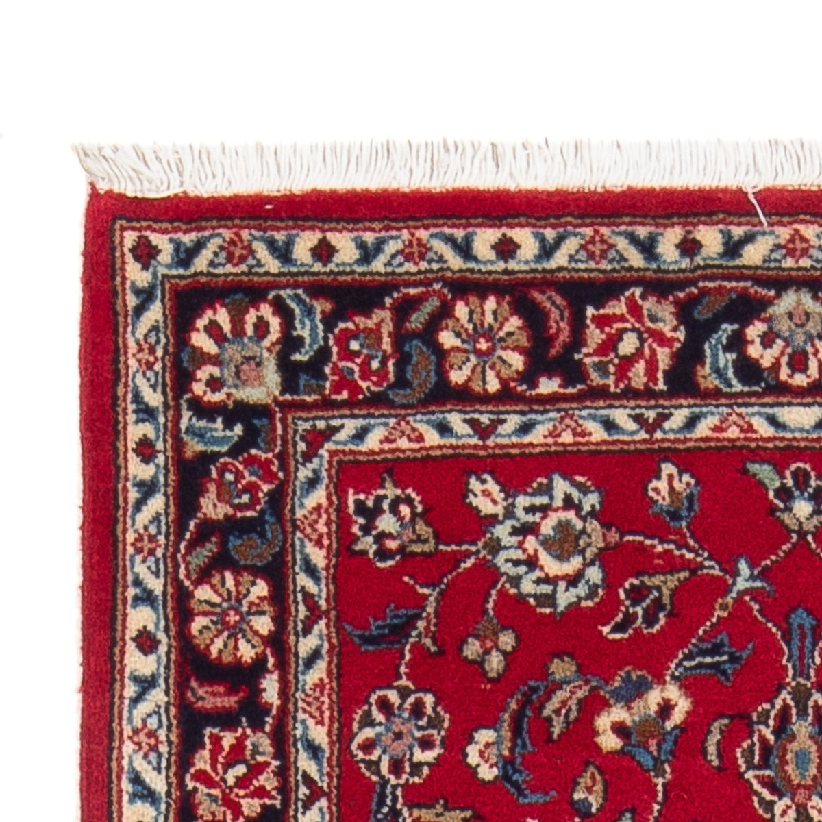 Alfombra persa - Keshan - 138 x 70 cm - rojo