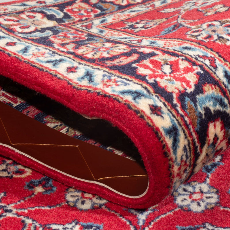 Alfombra persa - Keshan - 138 x 70 cm - rojo
