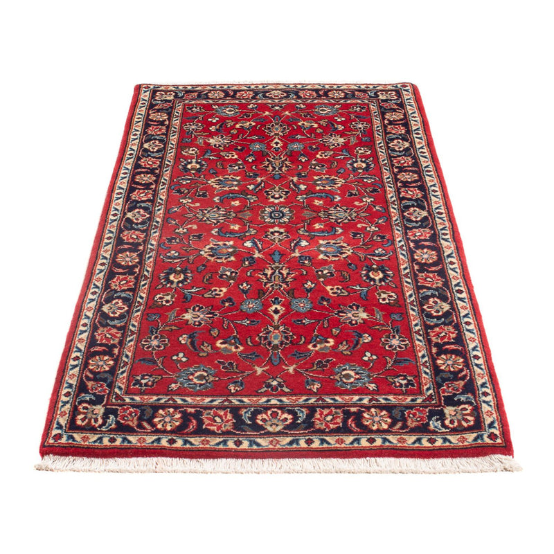 Alfombra persa - Keshan - 134 x 70 cm - rojo