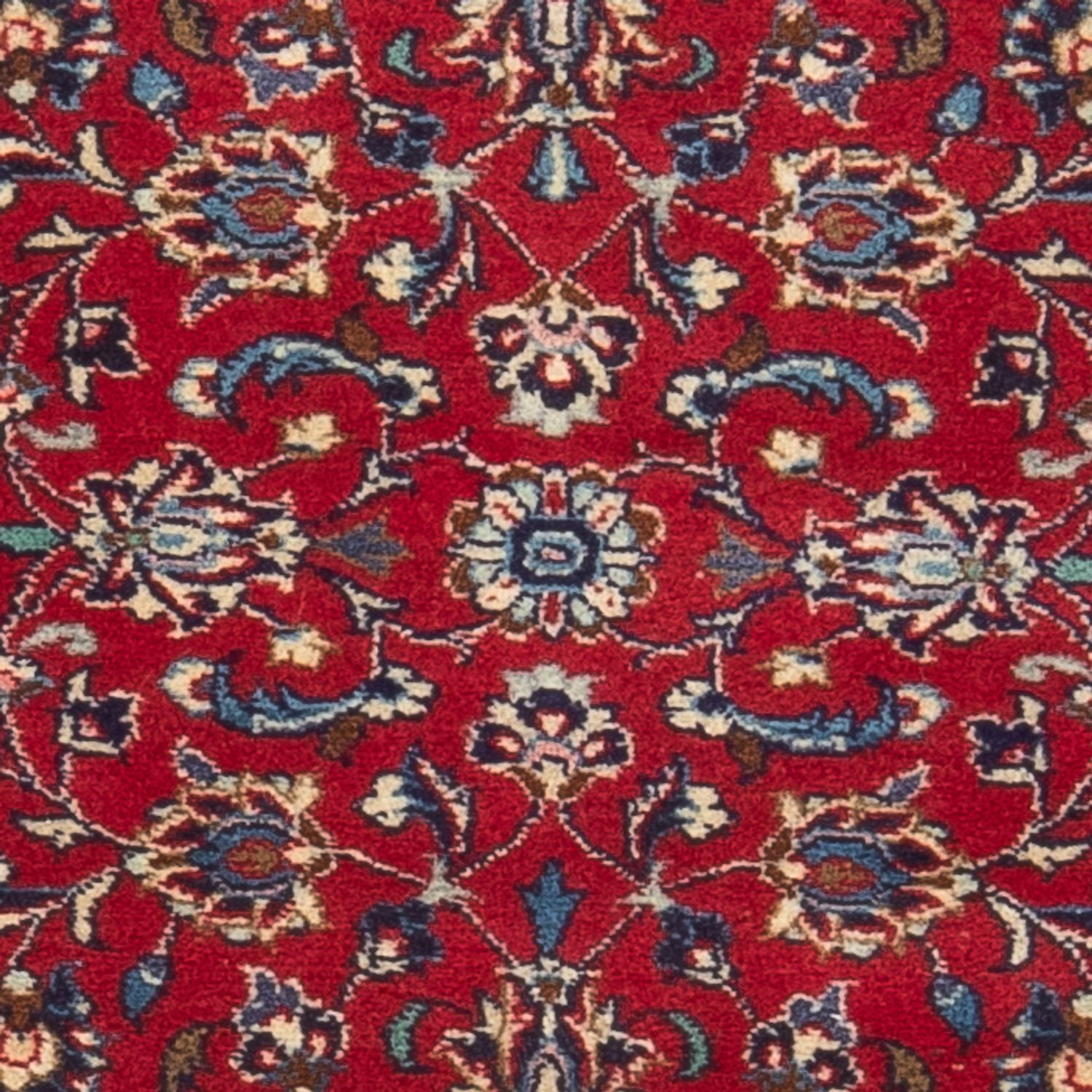 Alfombra persa - Keshan - 123 x 68 cm - rojo