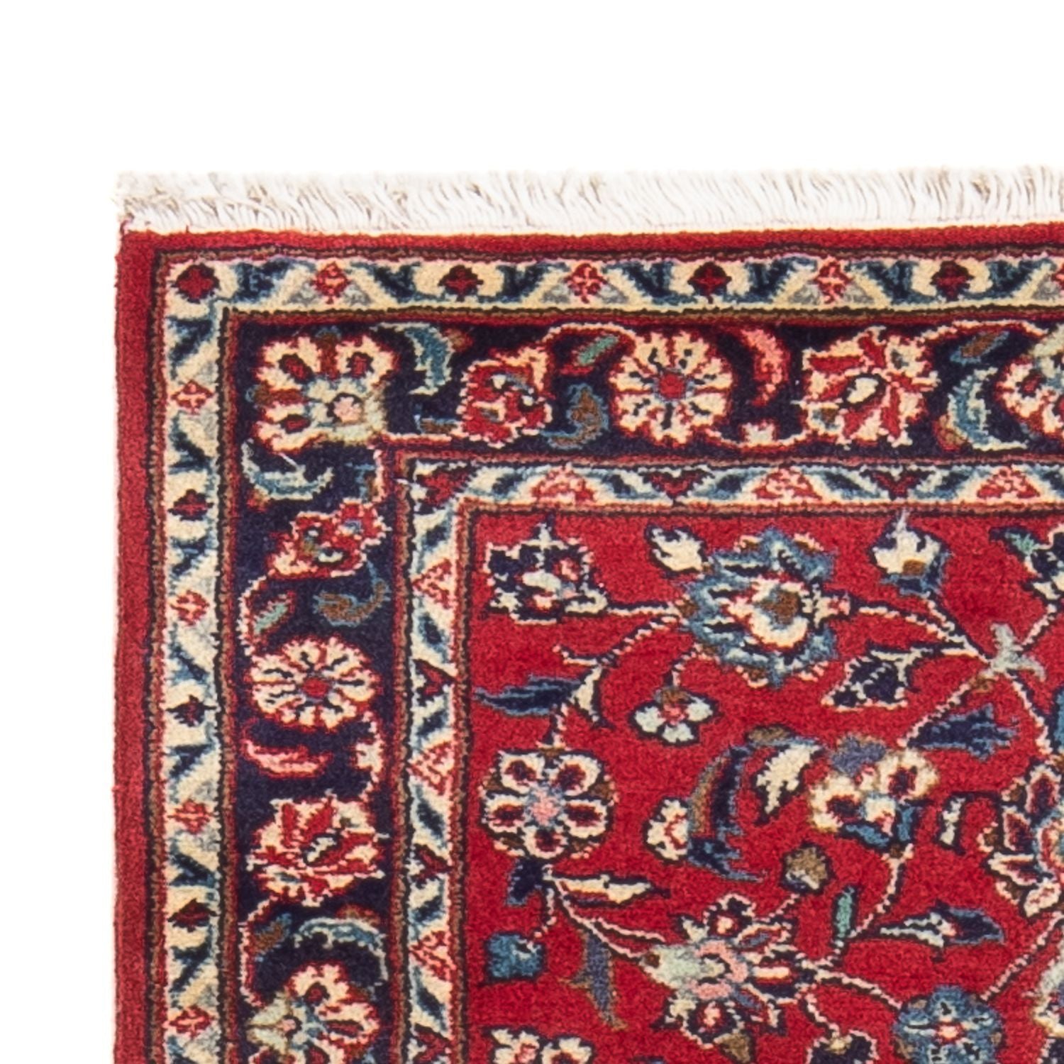 Alfombra persa - Keshan - 123 x 68 cm - rojo