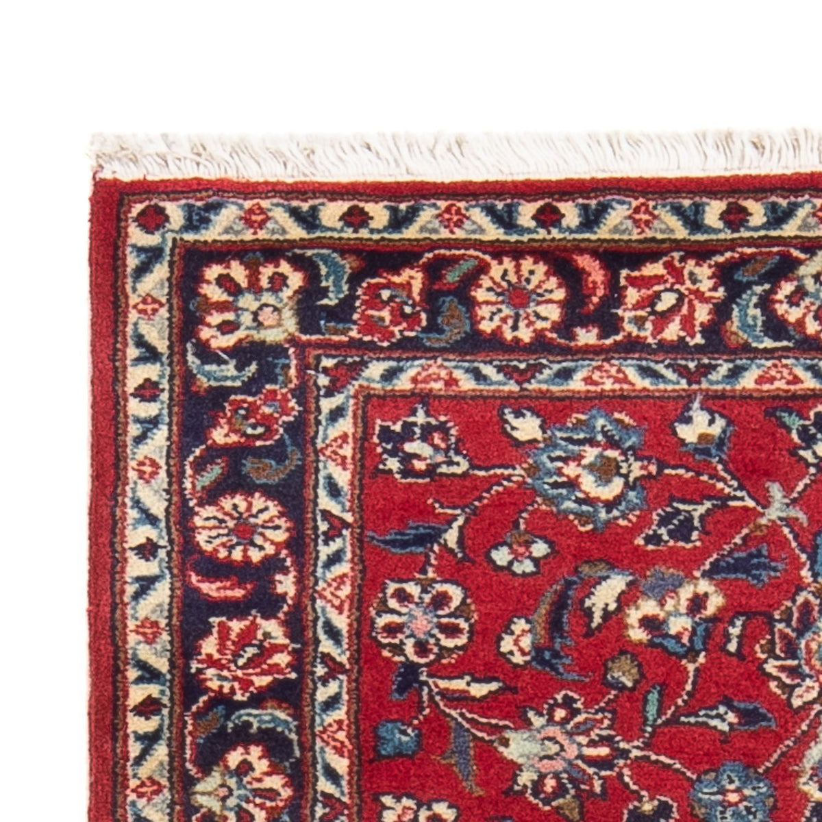 Alfombra persa - Keshan - 123 x 68 cm - rojo