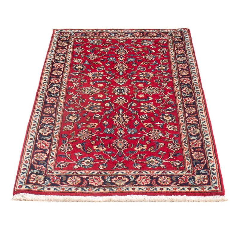 Alfombra persa - Keshan - 137 x 67 cm - rojo