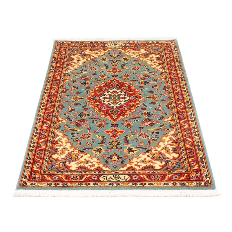 Alfombra persa - Keshan - 130 x 70 cm - rojo