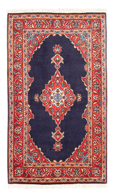 Alfombra persa - Keshan - 150 x 88 cm - azul oscuro