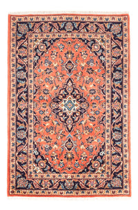Alfombra persa - Keshan - 150 x 102 cm - naranja