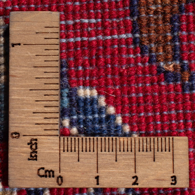 Alfombra persa - Keshan - 153 x 70 cm - rojo