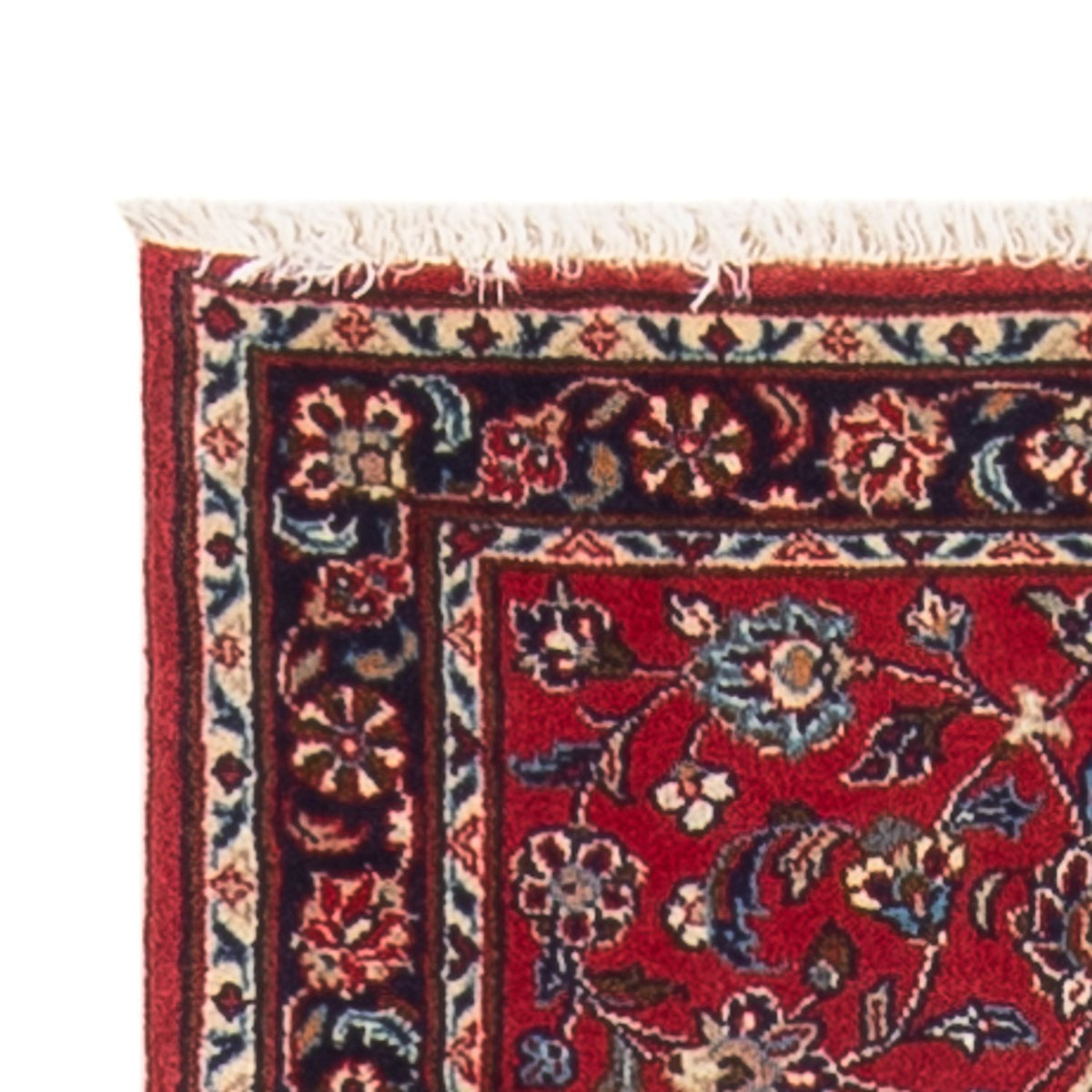 Alfombra persa - Keshan - 130 x 70 cm - rojo