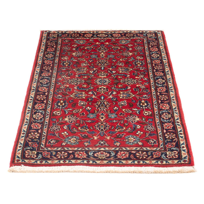Alfombra persa - Keshan - 130 x 70 cm - rojo