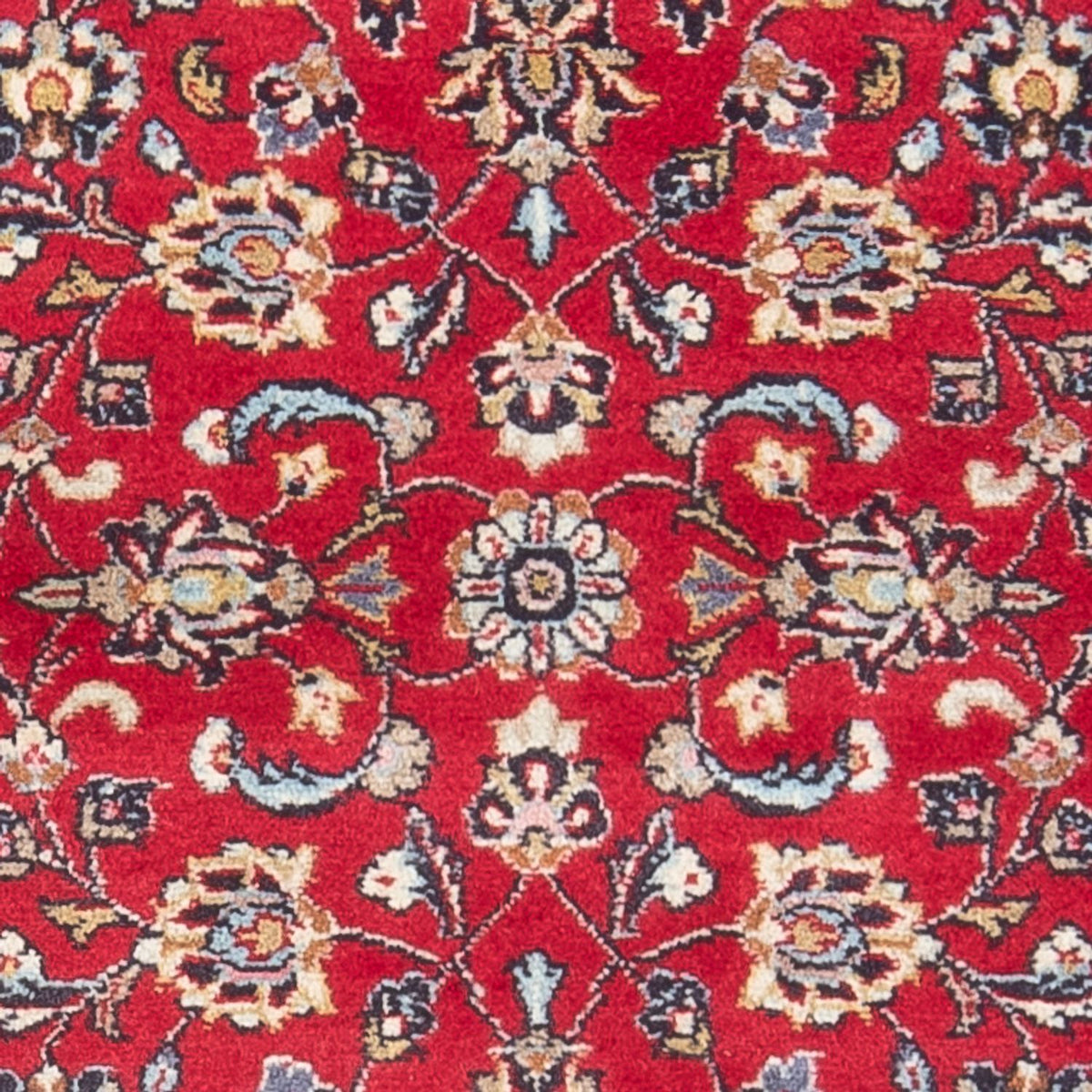 Alfombra persa - Keshan - 138 x 70 cm - rojo
