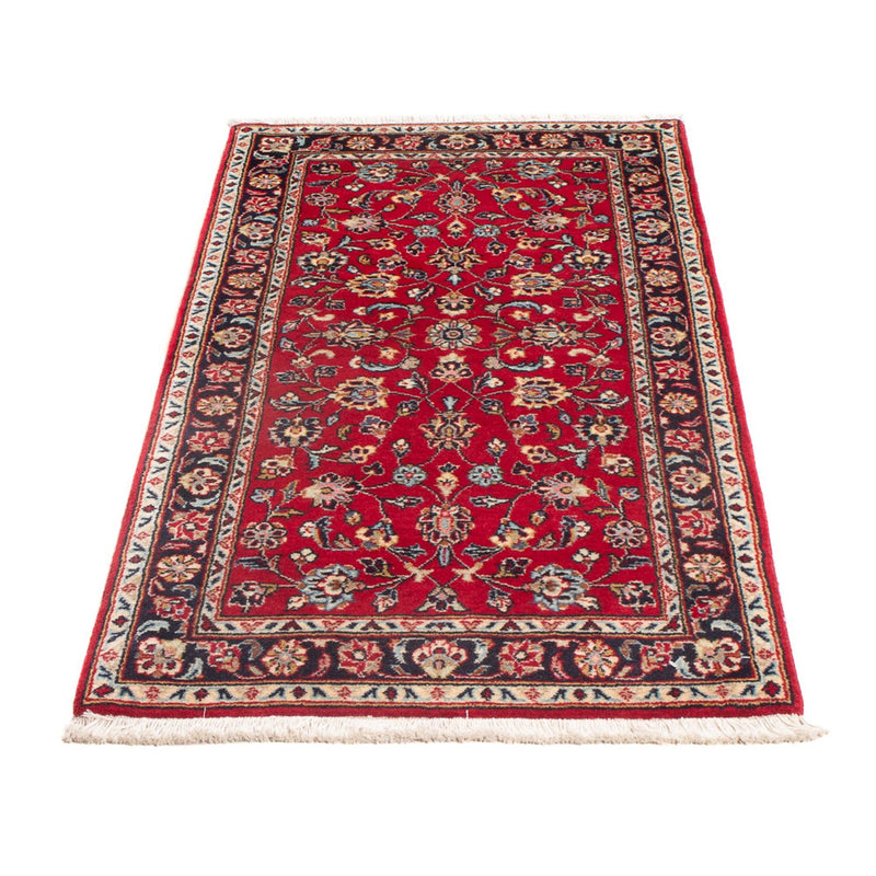 Alfombra persa - Keshan - 138 x 70 cm - rojo